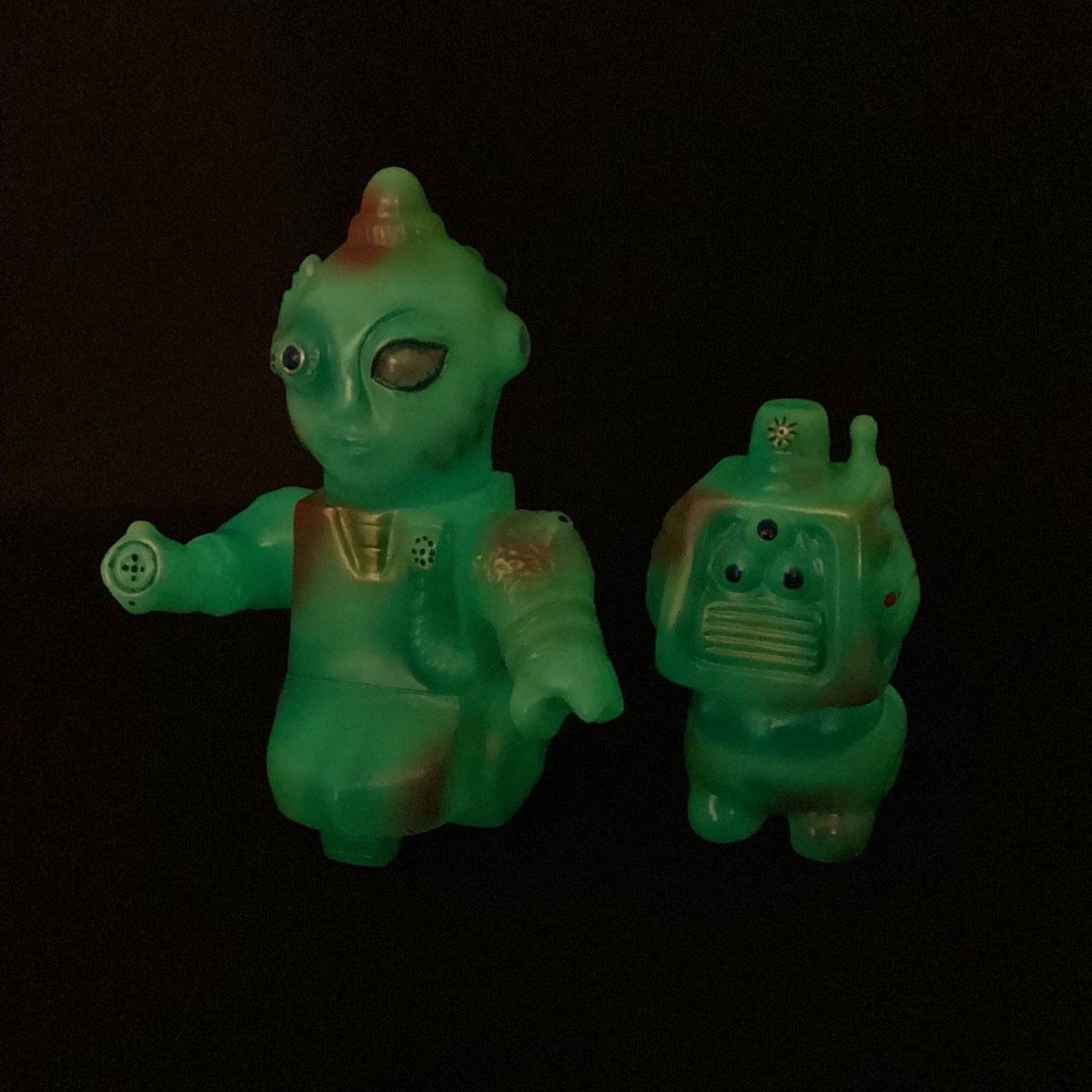 【ソフビ】ビジバイ&バビロンの犬 BOXセット(蓄光)/カーミーズトイ/calmys toy