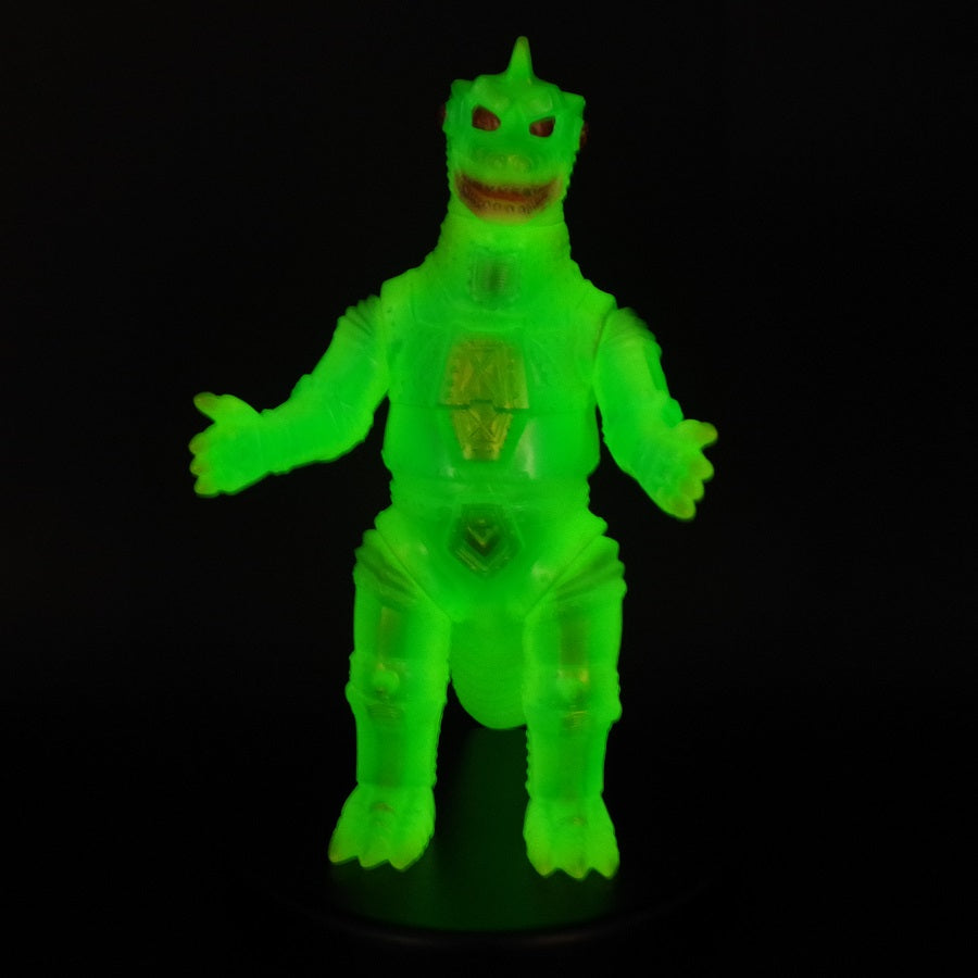 【受付終了】メカゴジラ ( 蓄光グリーン )/ブルマァク/BULLMARK 【ソフビ】
