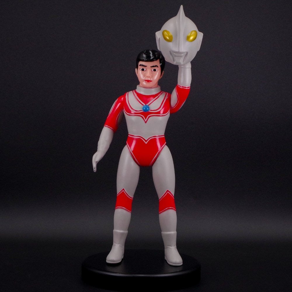 【御礼!受付終了】マスク取れ(大)帰ってきたウルトラマン (レトロカラー)/ブルマァク/BULLMARK 【ソフビ】