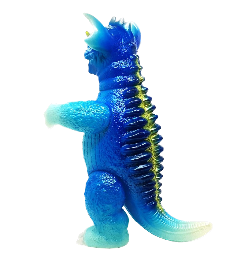 地底怪獣バラゴン450/HokusaiブルーGID./70s限定/蓄光成型/マルサン/MARUSAN