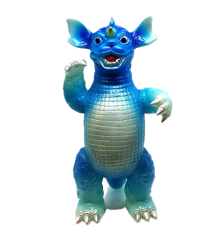 地底怪獣バラゴン ジャイアント ブルマァク ブルー 地底怪獣バラゴン450/HokusaiブルーGID./70s限定/蓄光成型
