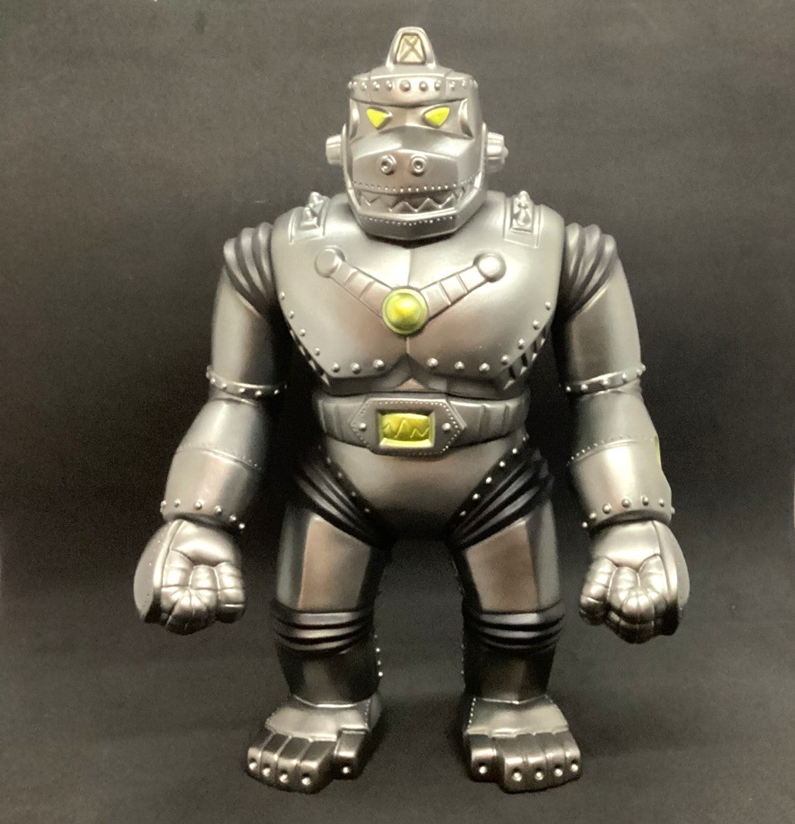 【蔵出し】メカジャイアントゴリラ MGG450 ガンメタリック(70's限定2nd.Color)MECHA-GIANT GORILLA/マルモン/MARUMON/マルサン/MARUSAN【ソフビ】
