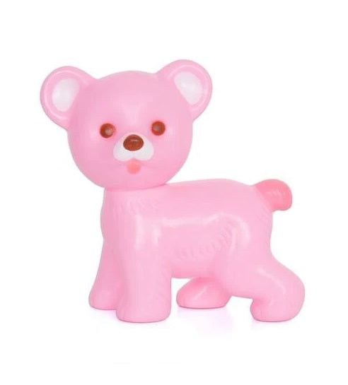 【ソフビ】五型動物(くま・ピンクType)/KODAMA TOY/コダマトイ