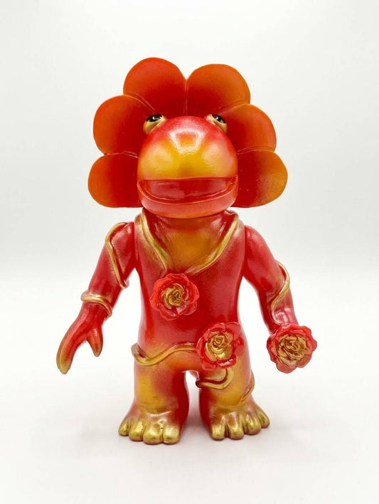 【 長月 】花の精霊バラーン  (レッドイエロー）/ レットイットビー/花の精霊バラ―ン/ソフビ