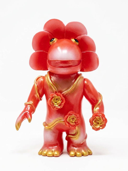 【 長月 】花の精霊バラーン  (レッドピンク）/ レットイットビー/花の精霊バラ―ン/ソフビ
