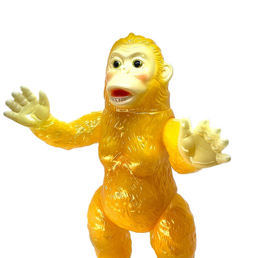 【70’ｓ限定モデル】世紀の巨猿ゴロー450 SUN-Yellow（ G.I.D.ver)/ウルトラQ/世紀の大怪獣/マルサン/MARUSAN【ソフビ】